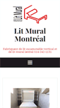 Mobile Screenshot of litmuralmontreal.com