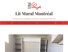 Tablet Screenshot of litmuralmontreal.com